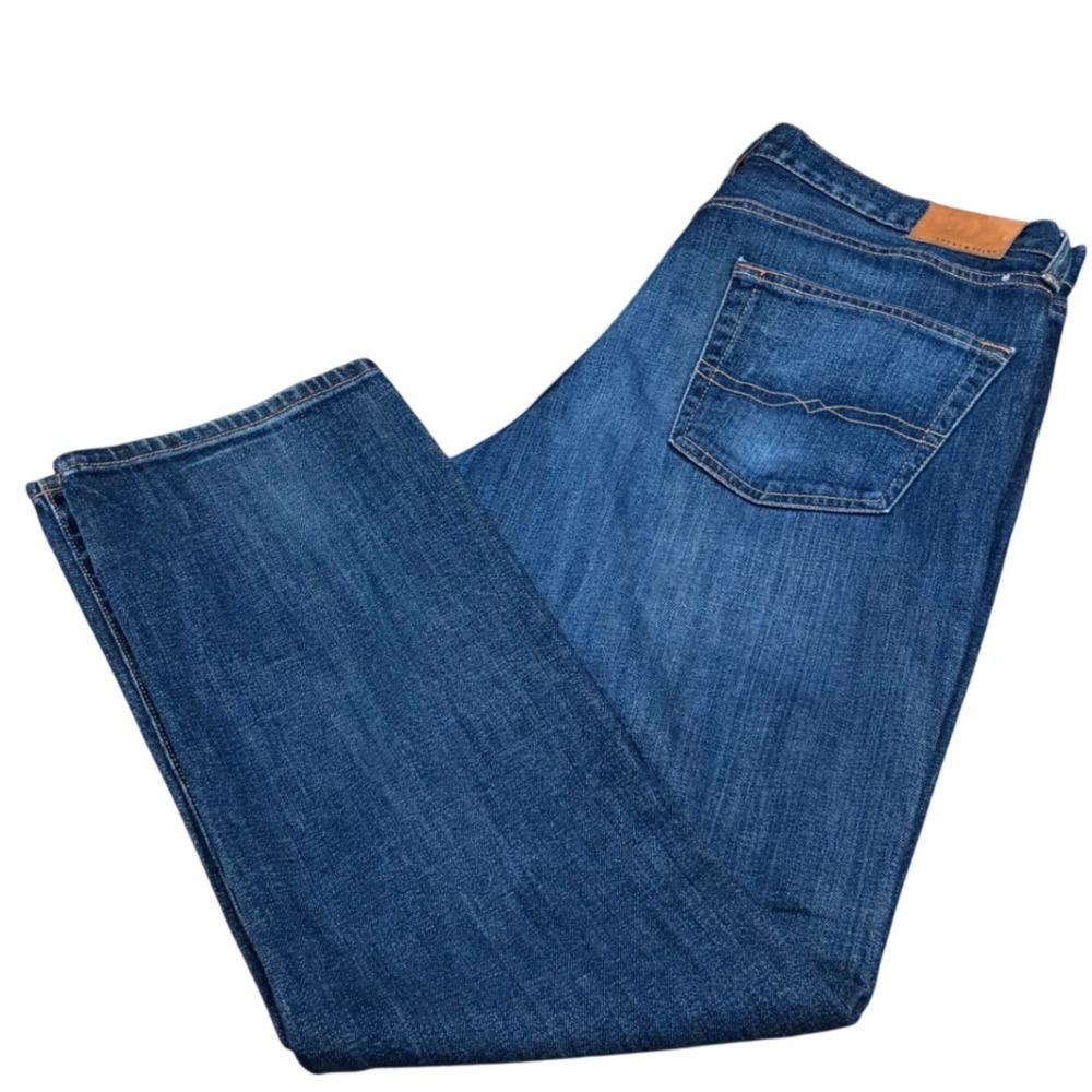 Lucky Brand 410 Athletic Fit Mens Jeans Blue Medium Wash 34x32